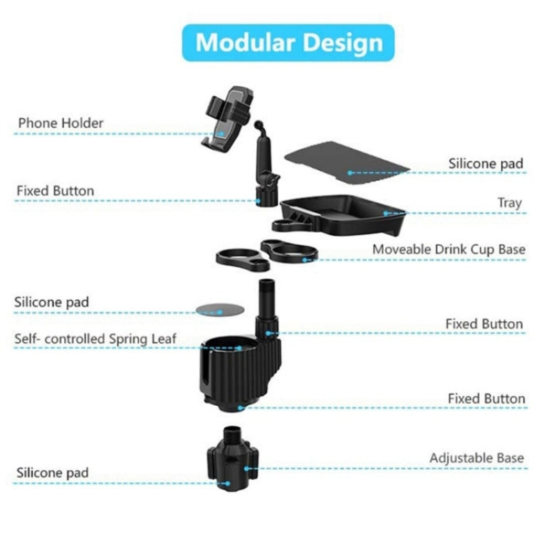 A06 Multifunctional Car Cup Mug Bottle Holder Mobile Phone Mount Stand Food Snack Tray Table ÎҵÄÉ̵ê