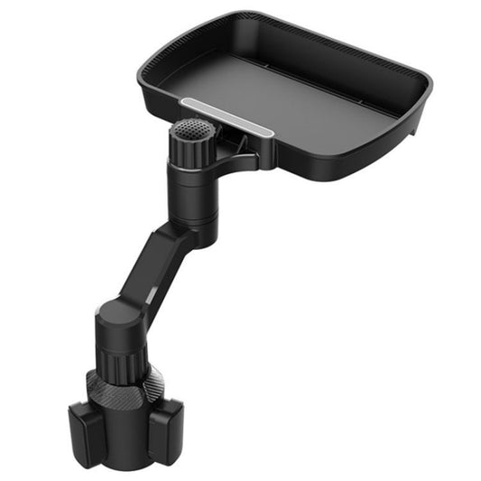 D09 Mobile Phone Stand Plastic Car Cup Holder Mount Food Snack Rotation Tray