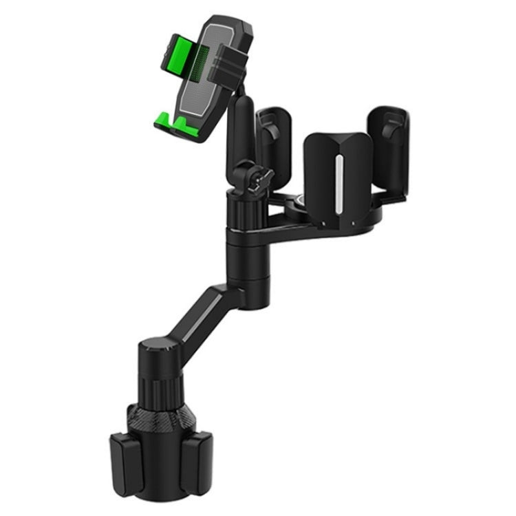 D08 With Adjustable Snack Cup Cup Holder Phone Mount For Car Phone Clamping Mount Holder