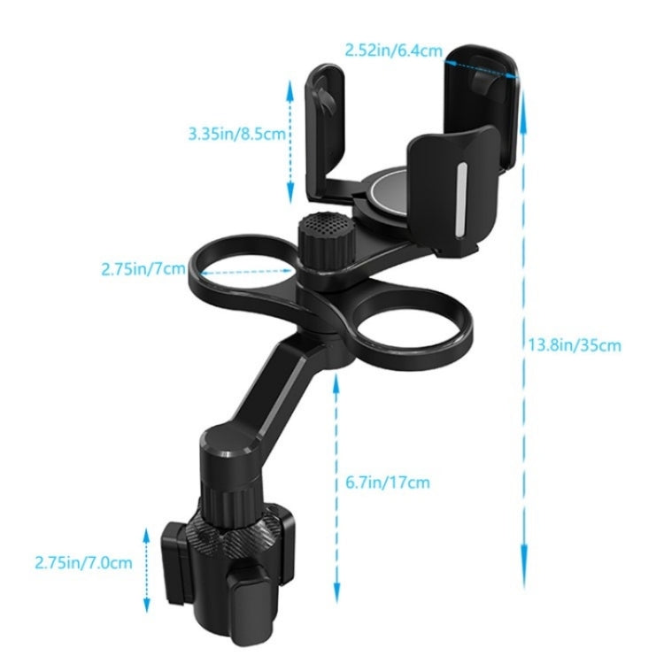 D07 3-Clip Adjustable Cup Holder Car Mount Drink Bottle Snack Car Cup Holder Expander ÎҵÄÉ̵ê