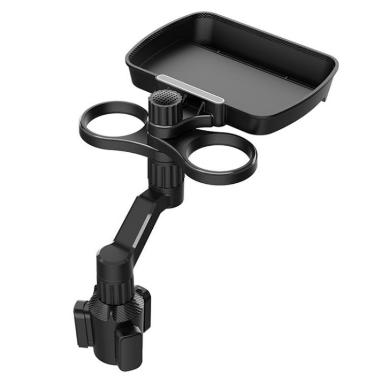 D05 Rotation Meal Tray Phone Stand Car Dining Table Plastic Car Cup Holder Mount Dual Drink Bracket ÎҵÄÉ̵ê