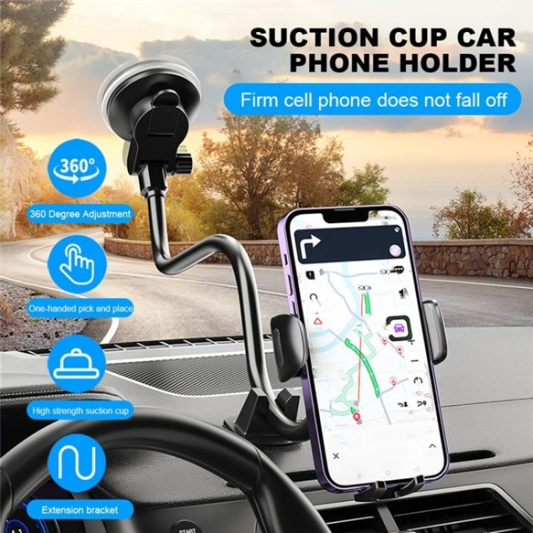 X034 Universal Truck Bus Dashboard Flexible Adjustable Windshield Suction Cup Car Phone Holder