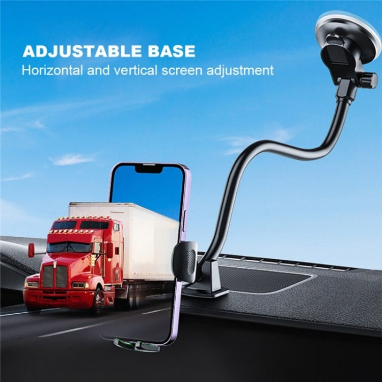 X034 Universal Truck Bus Dashboard Flexible Adjustable Windshield Suction Cup Car Phone Holder