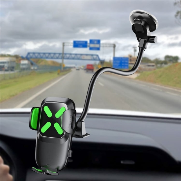 X034 Universal Truck Bus Dashboard Flexible Adjustable Windshield Suction Cup Car Phone Holder