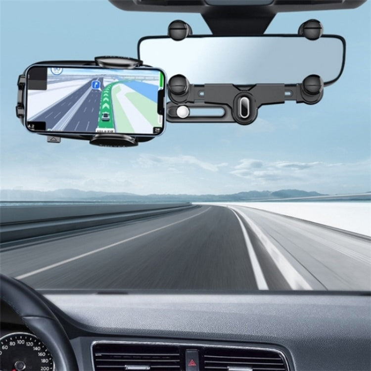 R010 Universal Vehicle Rearview Mirror Phone Holder Multifunctional Retractable Cell Phone Car Mount ÎҵÄÉ̵ê