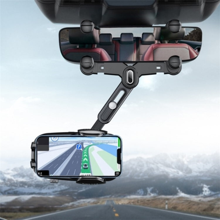 R010 Universal Vehicle Rearview Mirror Phone Holder Multifunctional Retractable Cell Phone Car Mount ÎҵÄÉ̵ê