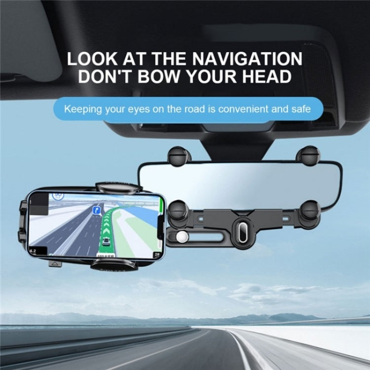 R009 Universal Vehicle Retractable Phone Clip Holder Car Rearview Mirror Cell Phone Mount ÎҵÄÉ̵ê