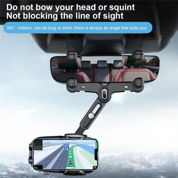 R009 Universal Vehicle Retractable Phone Clip Holder Car Rearview Mirror Cell Phone Mount ÎҵÄÉ̵ê