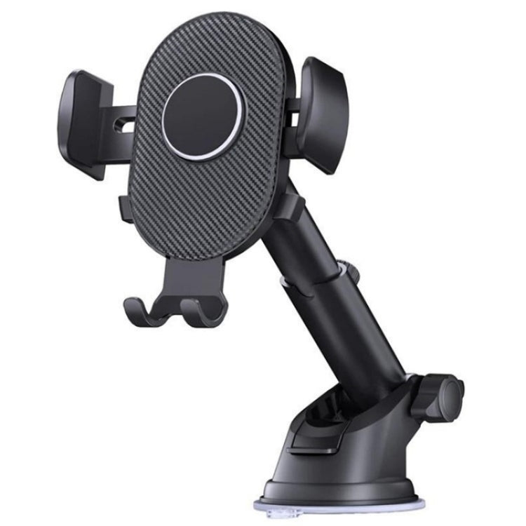 D40+105+K5 Carbon Fiber Texture Car Suction Cup Telescopic Arm Phone Holder Windshield Dashboard ÎҵÄÉ̵ê