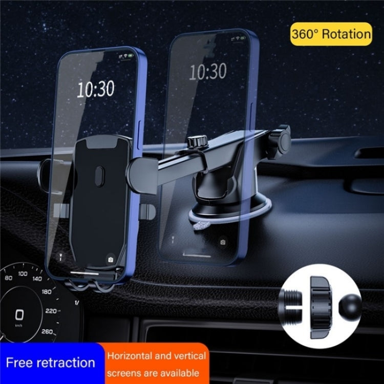 D46+101+K5 Universal Suction Cup Car Center Console Phone Mount Bracket With Telescopic Arm ÎҵÄÉ̵ê