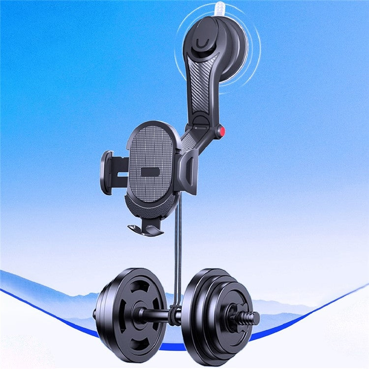 ES33 Car Mobile Phone Holder Bracket Carbon Fiber 360 Degree Rotation Suction Cup Mount ÎҵÄÉ̵ê