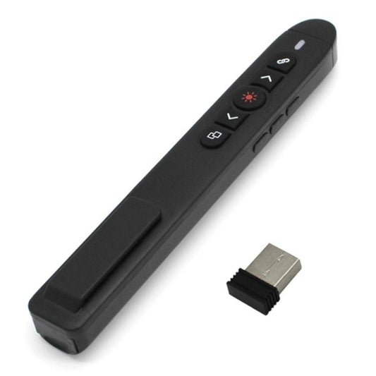 T5-H-L Red Laser Pointer Presentation Clicker 2.4GHz PPT Remote Control Presenter Flip Pen