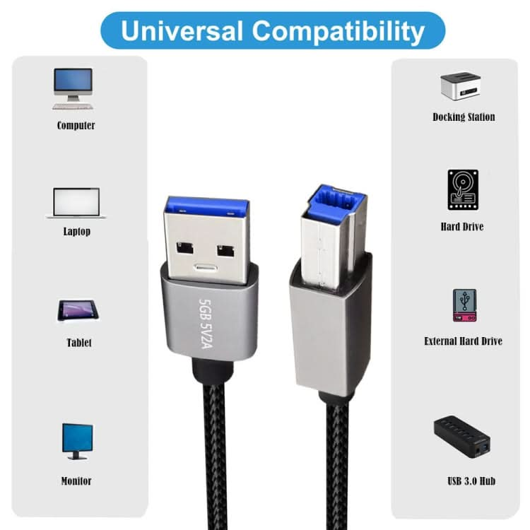 JUNSUNMAY USB 3.0 Male to USB 3.0 Male Cord Cable Compatible with Docking Station My Store