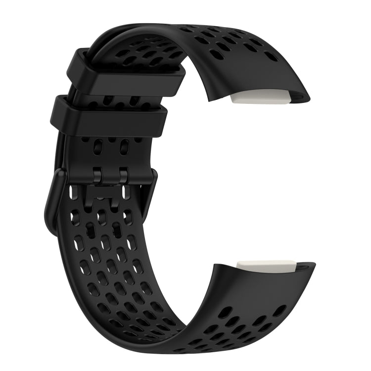 Solid Color Breathable Sports Silicone Watch Band