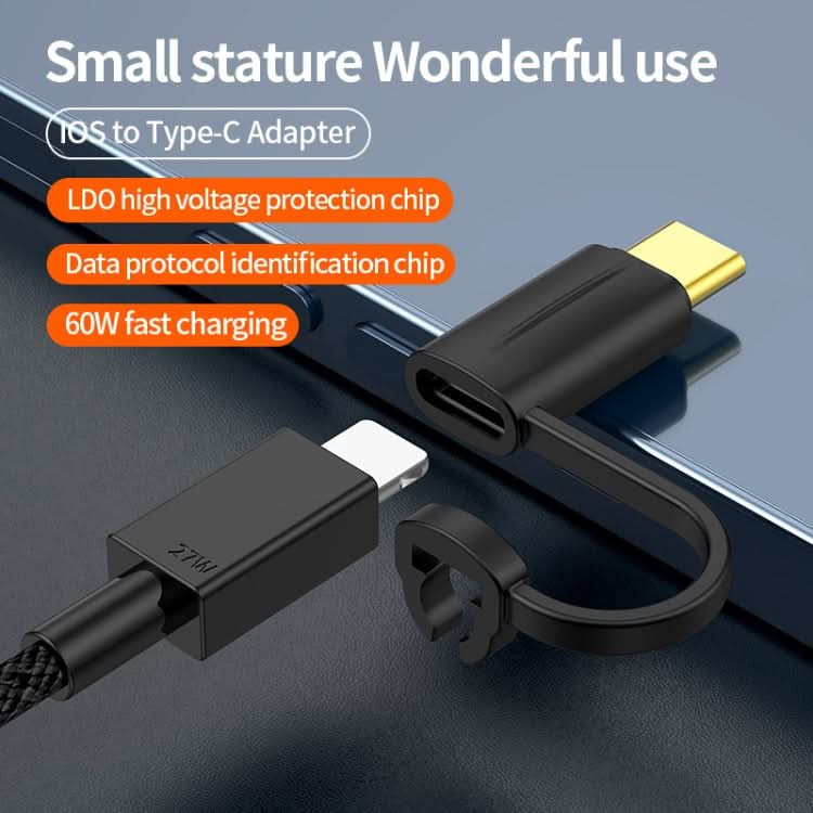 8 Pin to USB-C / Type-C 3.1 OTG Adapter