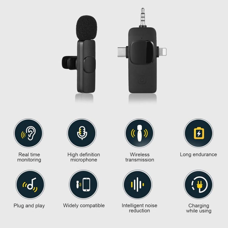 Wireless Lavalier Microphones for iPhone / Android Reluova