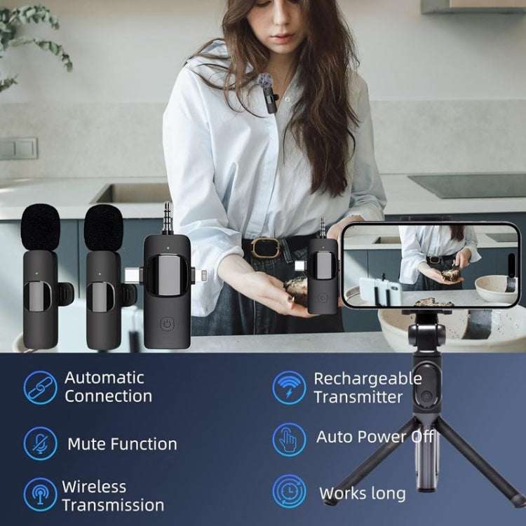 Wireless Lavalier Microphones for iPhone / Android Reluova