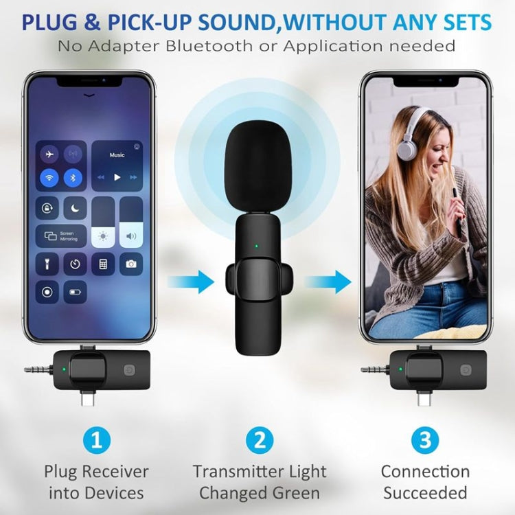 Wireless Lavalier Microphones for iPhone / Android Reluova