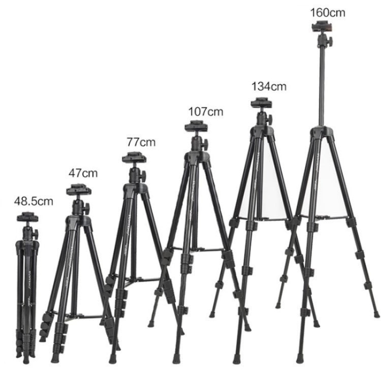 YUNTENG VCT-580 DSLR Camera Telescopic Tripod Mount with 1 / 4 Screw