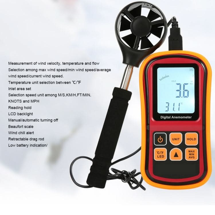 GM8909 Digital Anemometer My Store