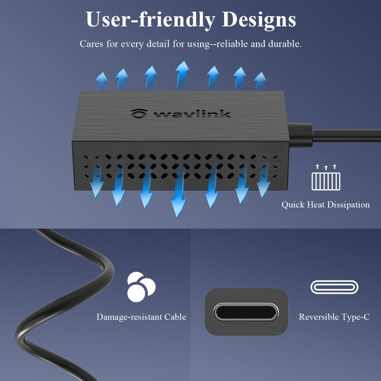 WAVLINK NWU327GC LAN Network Cable Converter Type-C to RJ45 Gigabit Ethernet Adapter My Store