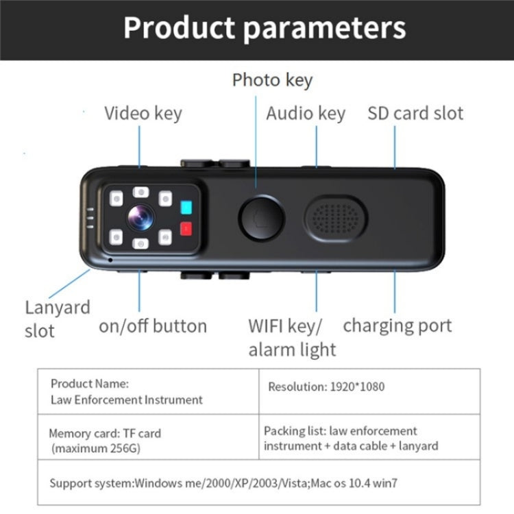 H81 HD WiFi Recording Night Vision Voice Recorder Noise Reduction Audio Recorder Device Reluova