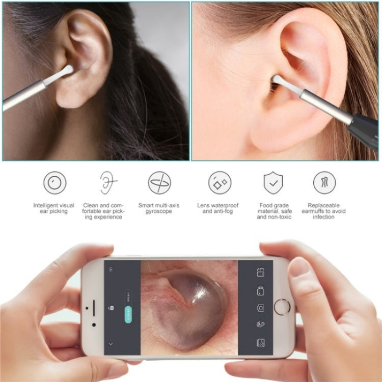 W1 Smart WiFi Ear Pick Cleaning Kit Ear Wax Removal Tool with LED Light My Store