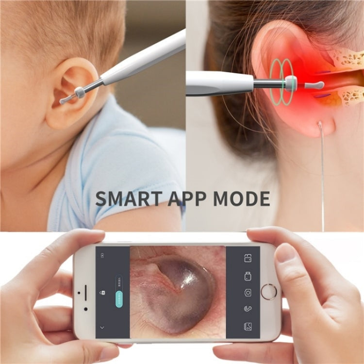 W2 WiFi Smart Visual Ear Pick Cleaning Kit Ear Wax Removal Tool with LED Light My Store