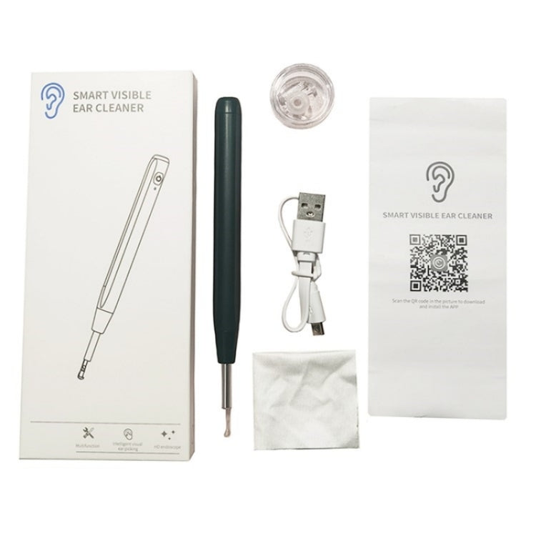 W2 WiFi Smart Visual Ear Pick Cleaning Kit Ear Wax Removal Tool with LED Light