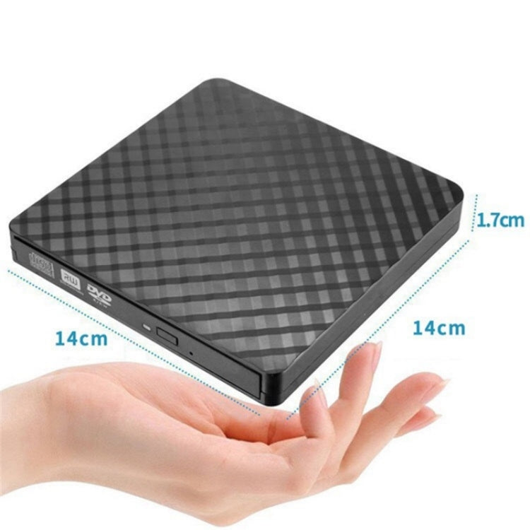 633 Rhombus Pattern USB3.0 Computer Laptop External Optical Drive Burner DVD Write My Store