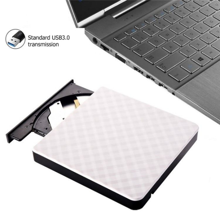 633 Rhombus Pattern USB3.0 Computer Laptop External Optical Drive Burner DVD Write My Store