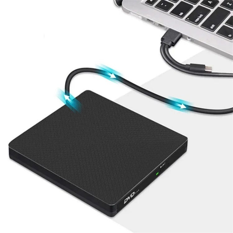 XD009 External CD Reader VCD Burner Ultra-thin Design Laptop Computer USB 3.0+Type-C DVD Drive