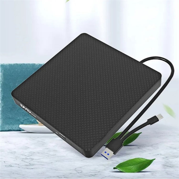 XD009 External CD Reader VCD Burner Ultra-thin Design Laptop Computer USB 3.0+Type-C DVD Drive My Store