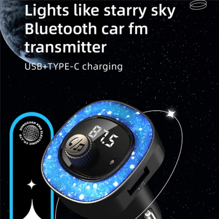 C41 Star Light Car Charger ABS Adapter FM Transmitter Bluetooth Hands-free Call MP3 Music Player ÎҵÄÉ̵ê