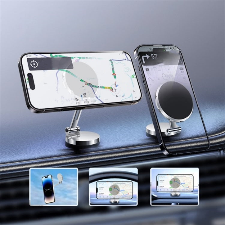 G158 360-Degree Rotating Metal Phone Stand Dashboard Folding Magnetic Car Mount ÎҵÄÉ̵ê