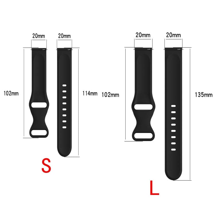 Butterfly 8-shaped Buckle Silicone Watch Band