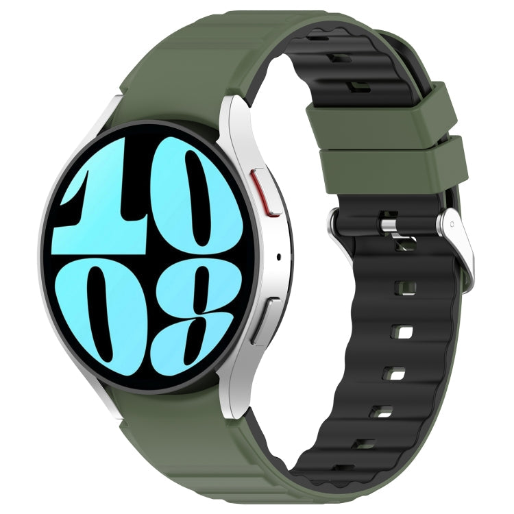 Two Color Horizontal Silicone Watch Band, Series 3