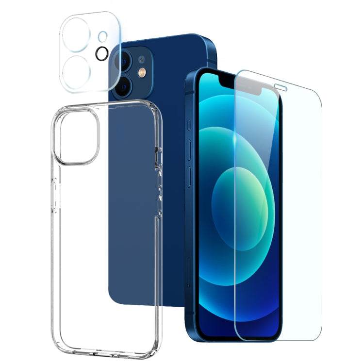 NORTHJO 3 in 1 TPU Phone Case with Screen Film and Lens Film