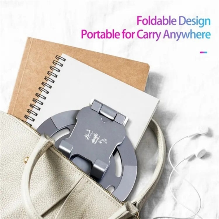 G60 Portable Folding 360-Degree Rotating Desktop Phone Tablet Holder Reluova