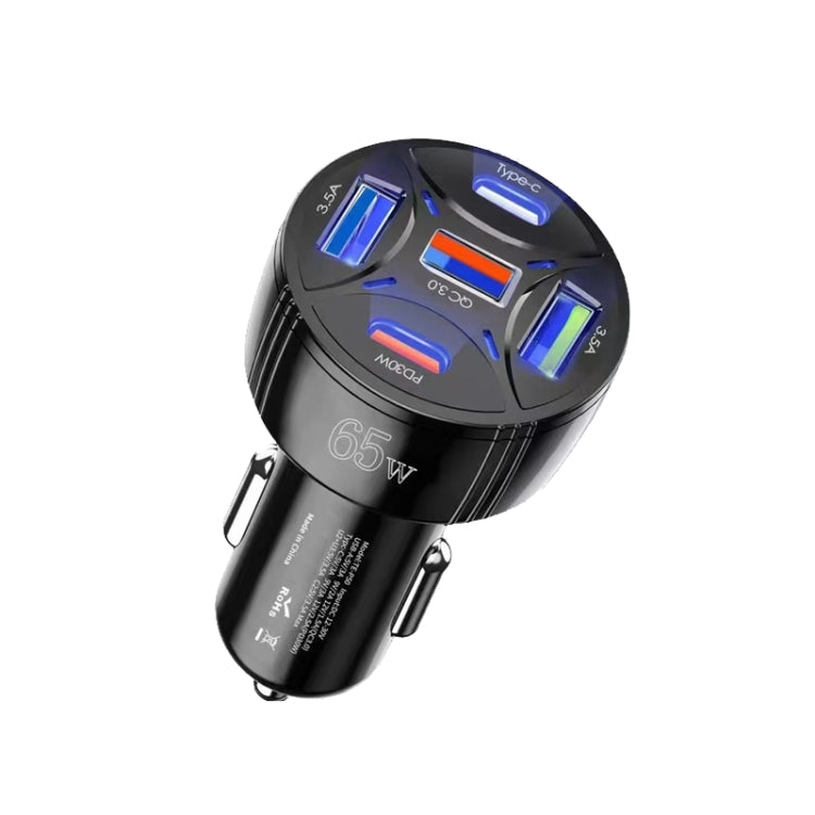 TE-P50 65W PD30W Type-C x 2 + USB x 3 Multi Port Car Charger