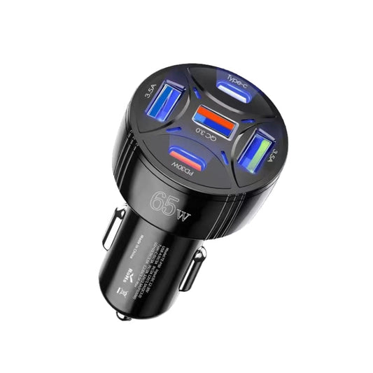 TE-P50 65W PD30W Type-C x 2 + USB x 3 Multi Port Car Charger ÎҵÄÉ̵ê