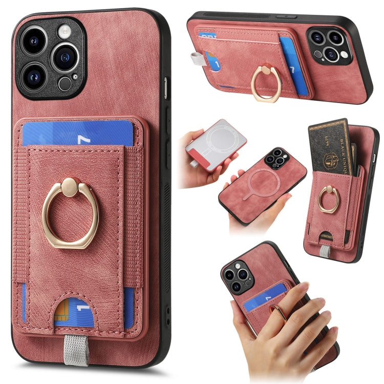 Retro Splitable Magnetic Card Bag Leather Phone Case, Series 2