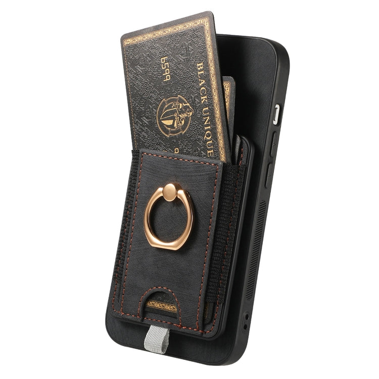 Retro Splitable Magnetic Card Bag Leather Phone Case, Series 6