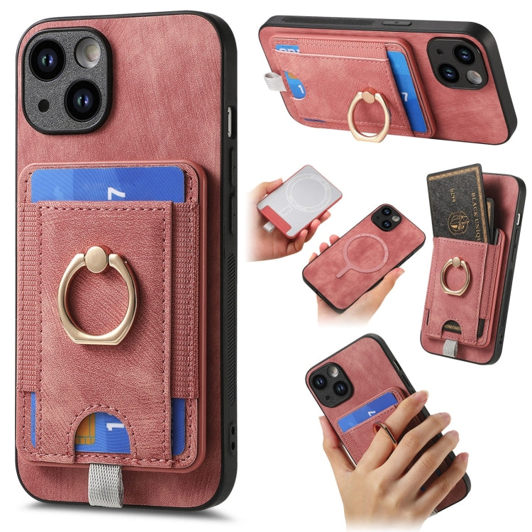 Retro Splitable Magnetic Card Bag Leather Phone Case, Series 6