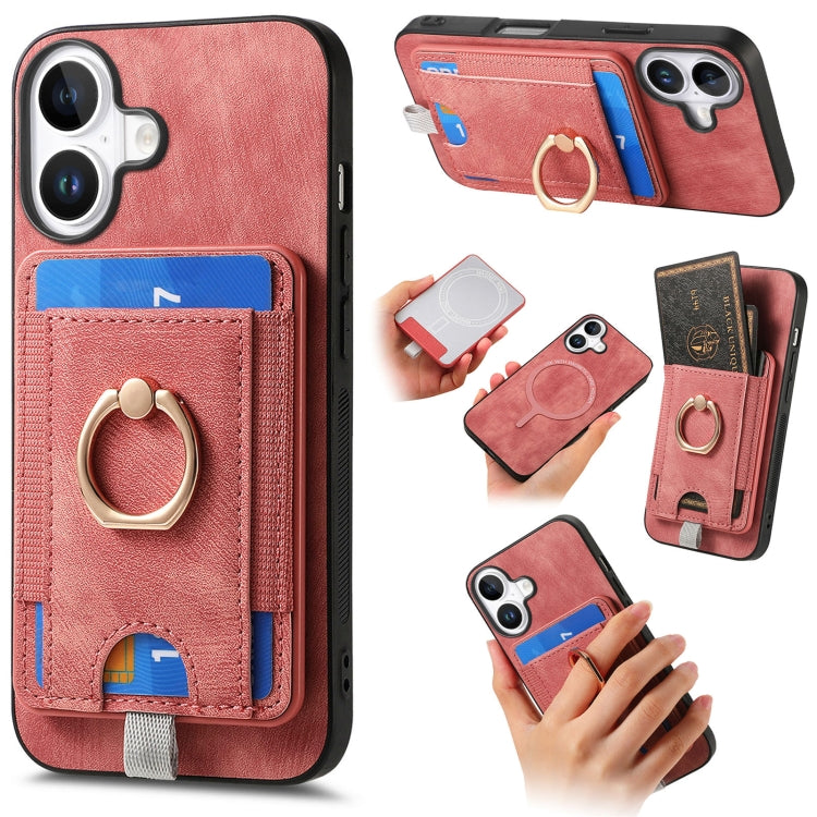 Retro Splitable Magnetic Card Bag Leather Phone Case, Series 3