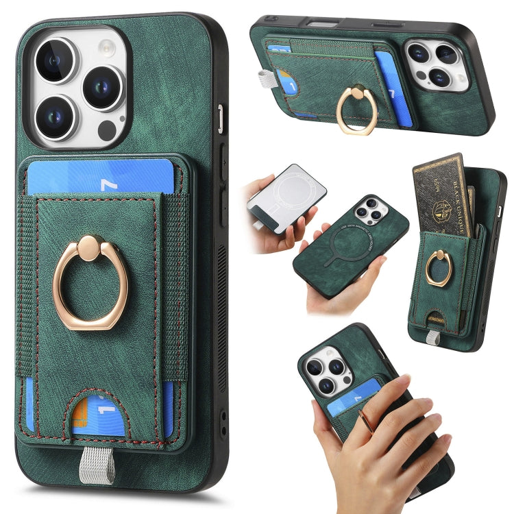 Retro Splitable Magnetic Card Bag Leather Phone Case, Series 5