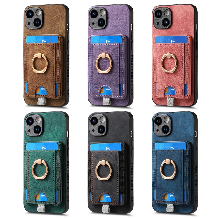 Retro Splitable Magnetic Card Bag Leather Phone Case, Series 1