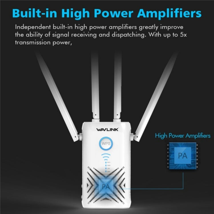 WAVLINK WN579X3 With 5dBi Antennas AC1200 Wireless Router 2.4G / 5G Dual Band WiFi Repeater My Store