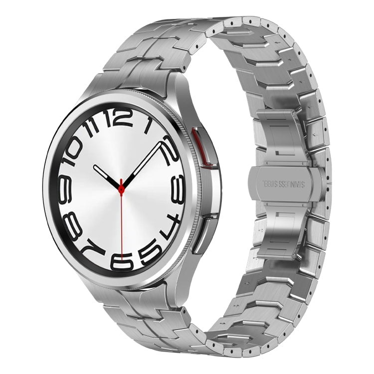 Lron Man Curved Connection Stainless Steel Watch Band