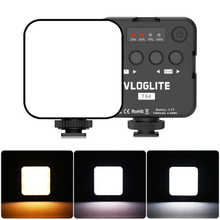 VLOGLITE T64 Portable Small Phone Video Fill Light Photography Beauty Light My Store